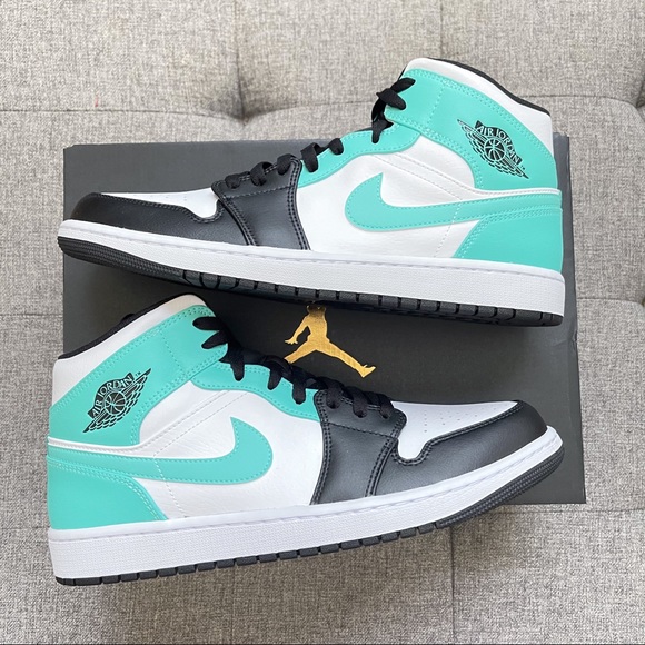🤍 Nike Air Jordan 1 retro mid Tiffany blue - Picture 2 of 4